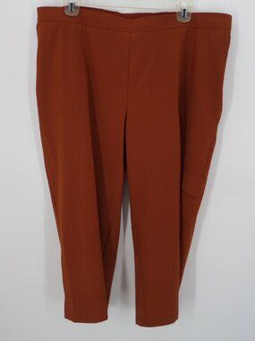 Chico's Additions Women's Fall Orange Capris Pants Size 3  US 16